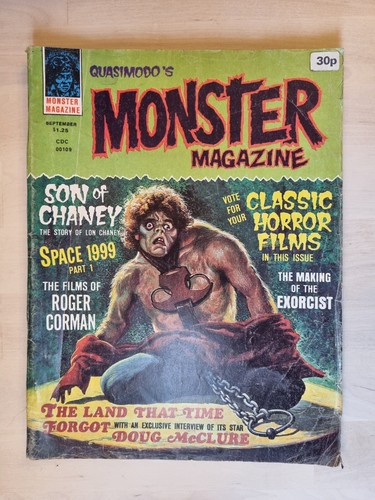 Quasimodos Monster Magazin Vintage Horror Buch September 1975 - Bild 1 von 8
