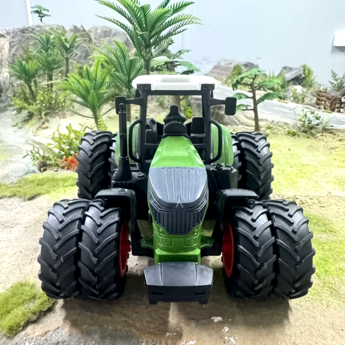 16.5 Inches/42Cm Large Farm Tractor Toys with Trailer, Realistic Farm Tractor Se - Picture 5 of 13
