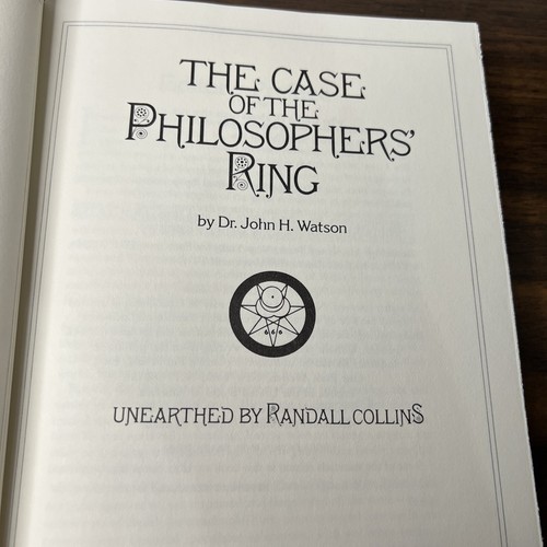 The Case of the Philosopher's Ring by John H. Watson 1978 HCDJ Sherlock Holmes - Bild 7 von 9