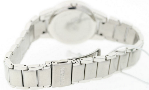  Damenuhr Citizen GA1050-51A Eco-Drive Axiom Edelstahl weißes Zifferblatt - Bild 8 von 8