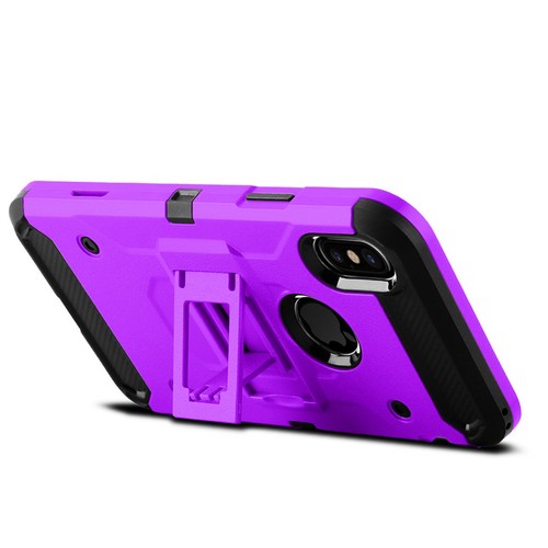 For Apple iPhone X/XS Case Hybrid Shock-proof Protective Belt Swivel Clip Stand - Bild 26 von 36