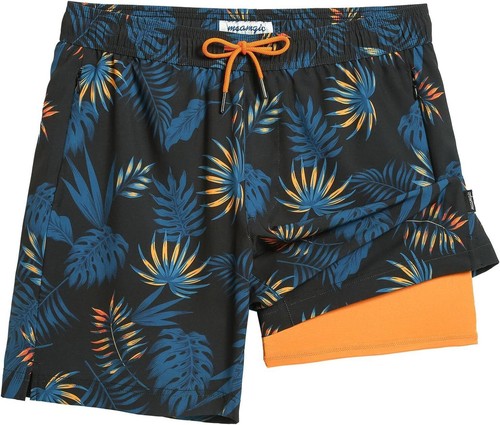Men's 7" Quick-Dry Swim Trunks w/Compression Liner & Zippered Pockets - Picture 43 of 47