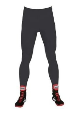 Brute Tights with Stirrups -Adult Sizes- Black - Picture 1 of 1