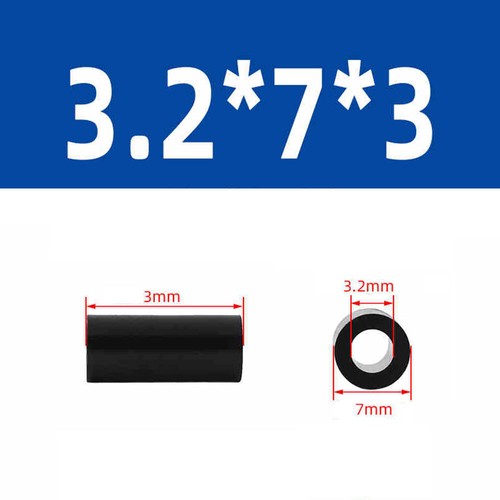 Weiß/Schwarz Nylon (Kunststoff) Distanzhalter Dicke Runde Unterlegscheibe M3,2M4,2-M6,2 M8,2 - Bild 82 von 143
