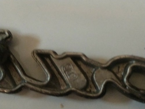 Lot Set of 2 Chrome AMC Hornet 'SPORTABOUT" Wagon Script Fender Emblems OEM - Picture 6 of 7