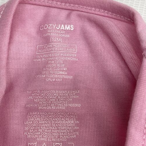 CozyJams 2 PJ sets, Long sleeve 4 pieces, Love Your Planet & Koalas 12Month New - Picture 7 of 9