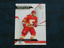 2018-19 18/19 SP Hockey Authentic Profiles AP-JG Johnny Gaudreau Flames / 649 