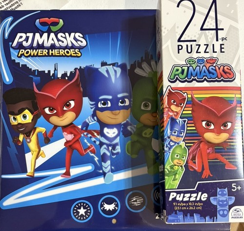 2025 PJ MASKS Kinder Wandkalender & 24-teiliges Puzzle KOSTENLOSER VERSAND