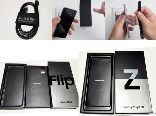 Samsung Galaxy Z Fold 6 Flip 6 Fold 5/4/3 Empty Retail Box Cable+Plastic Seal - Picture 29 of 32