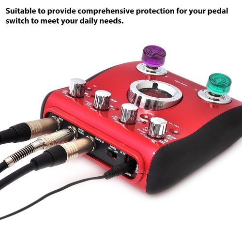 Toppers Pedale Effetto Chitarra Footswitch 18 pz Cappuccio Protezione Unghie Piedi - Foto 5 di 7