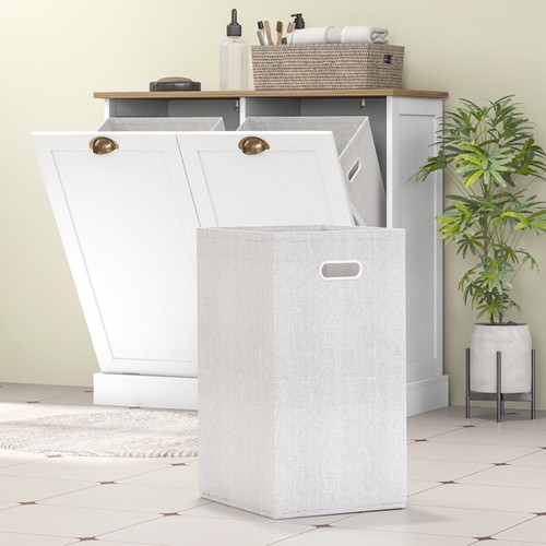Dual Tilt out Laundry Hamper Cabinet /Bathroom Cabinet /Bathroom Storage Cabinet - Picture 5 of 8