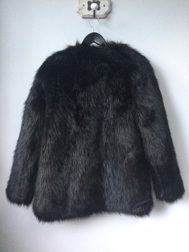 Ladies Parka London Chocolate Brown Faux Fur Coat, Size Small, Excellent Conditi - Picture 5 of 6