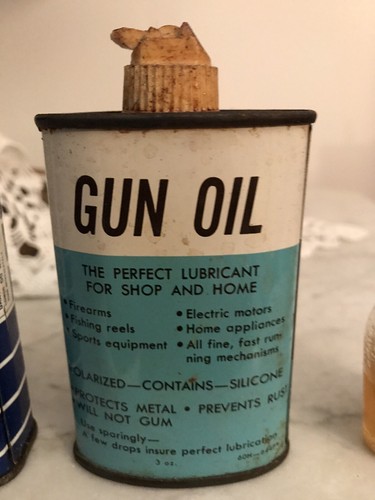 Antike Werbung Öl 2 Zinn 1 Glas Restposten Wal - Pflueger - Westerfield - Bild 6 von 8