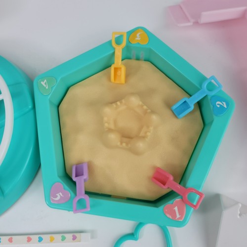 Vintage Tyco Quints Spielplatz Teile 5 blonde Puppen unvollständig Sandkasten Wippe - Bild 7 von 15