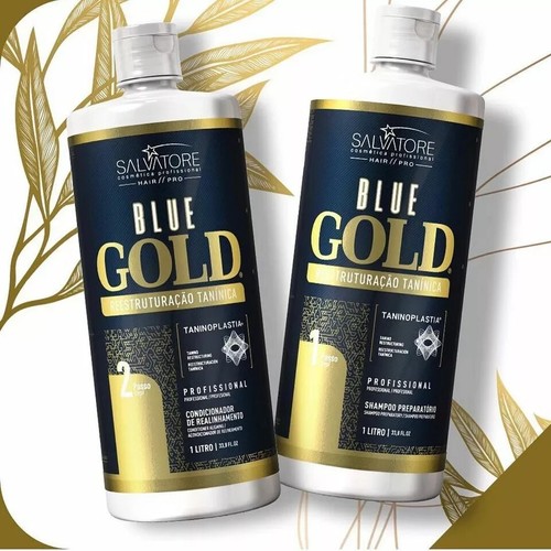 Salvatore Blue Gold Keratin Salvatore Blue Gold Without Formol Autentic 33oz - Picture 2 of 8