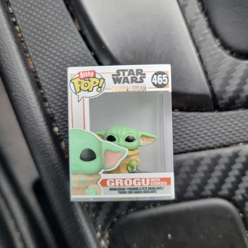 Funko 465 GROGU WITH COOKIES Bitty Pop! Star Wars Mandalorian 1" Vinyl Figure