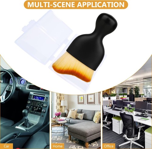 Car Brush, Car Interior Cleaning Tool, Car Cleaning Brush Dust Collectors, Cu... - Picture 4 of 7