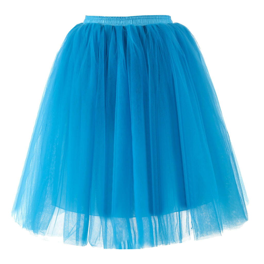 Wedding Planning Women's A Line Short Knee Length Tutu Tulle Prom Party  Skirt | eBay