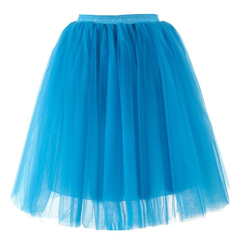 Wedding Planning Women's A Line Short Knee Length Tutu Tulle Prom Party Skirt - Bild 12 von 25