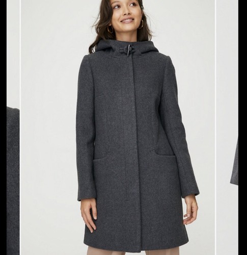 Aritzia wilfred Pearce Coat Dark Grey Xxs