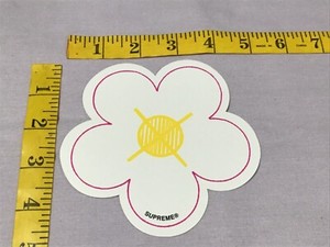 supreme flower sticker