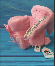 JELLYCAT BUNNY Baby 8 inches with towel