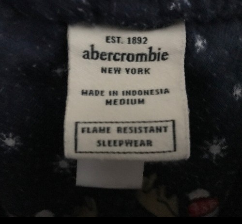 ABERCROMBIE Kids Christmas Holiday Pajama Pants- Lounge PJs - Sz M - FREE SHIP! - Picture 5 of 5