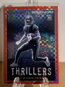 2023 Panini Rookies & Stars - Thrillers Red Plaid #CR-2 Bijan Robinson (RC)