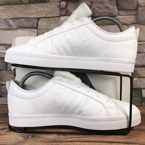 Adidas VS Pace White Low Top Lace Up Men’s Trainers - Size UK 8.5 / EU 42 2/3 - Picture 2 of 24