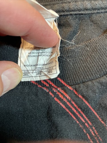 Vintage Rare GN’R Guns N’ Roses Chinese Democracy Tour Shirt 2XL Double Sided - Picture 6 of 9