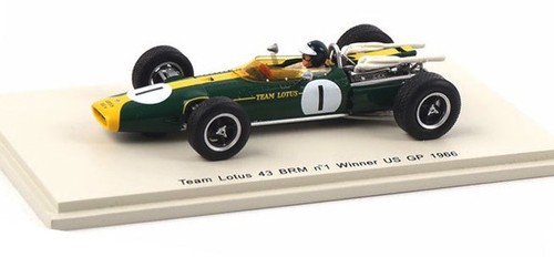 Spark S2143 Lotus 43 BRM #1 Winner US GP 1966 - Jim Clark 1/43 Scale - Picture 3 of 4