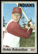 1970 Topps Richie Scheinblum    #161 Cleveland Indians