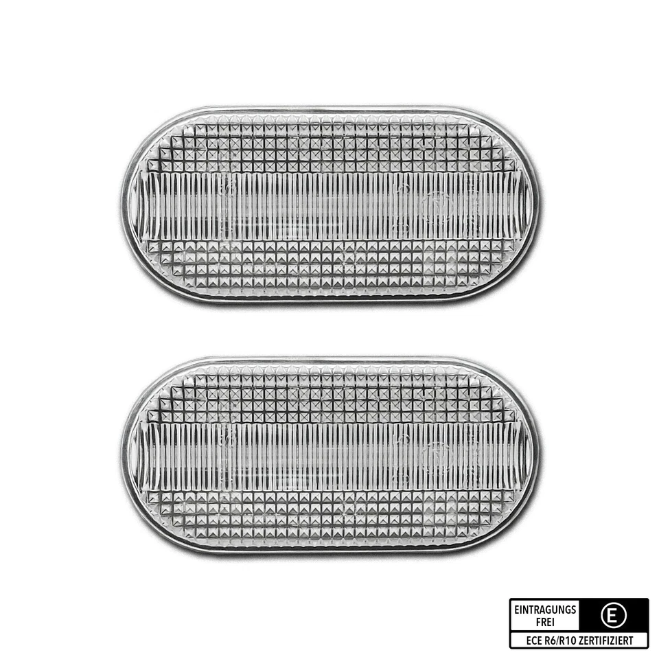 WEISSE LED Seitenblinker Renault Twingo I II III 1 2 3 Clio Dacia - Bild 2 von 4