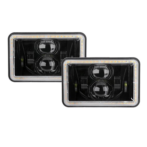 2x 4x6" LED Headlights HI/L Fit For Freightliner FLD120 1988-2010 FLD112 Classic - Picture 11 of 12