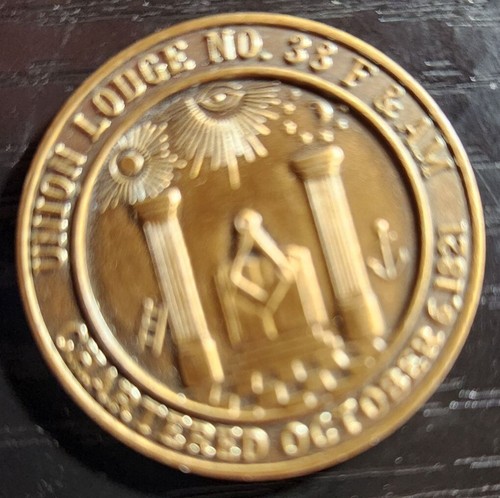 Bicentennial Of American Independence Masonic Coin - Union Lodge 33 - Picture 3 of 5