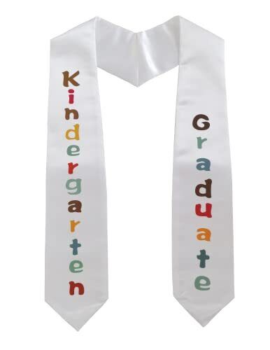 Unisex Preschool Kindergarten Printed Graduation Stole Sash For Child Kinderg... - Picture 2 of 2