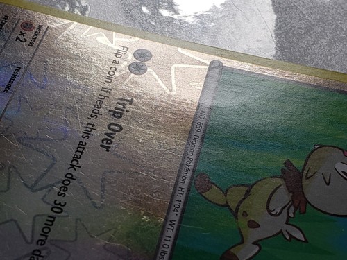 REVERSE HOLO Bunnelby 120/160 LP - XY Primal Clash Pokemon Card - MAHOU Art - Picture 2 of 3