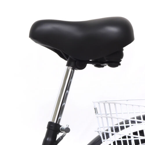24" Dreirad f��r Erwachsene 3 Rad 6 Gang Seniorenrad Erwachsenendreirad mit K?rb - Bild 18 von 23