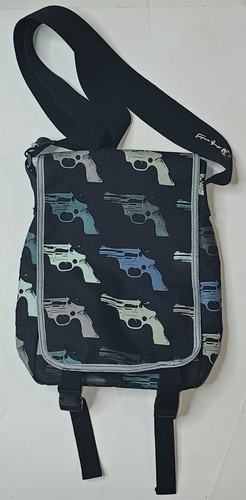 Andy Warhol Bag Gun Art Foundation For The Visual Arts Messenger EUC Y2K Punk