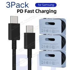 3 Pack 3FT USB-C to USB-C Cable Fast Charge Type C Charging Cord Rapid Charger