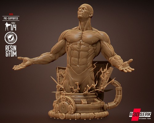 Doctor Manhattan Bust Figure - DC Universe - by B3DSERK - Picture 3 of 12