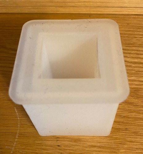 ¡Nuevo! Hágalo usted mismo Molde de silicona 2 pulgadas cuadrado profundo 1 3/8 de longitud molde de jabón transparente artesanía - Imagen 5 de 5