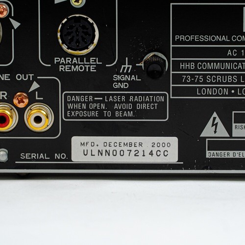 HHB CDR-850 Studio CD Recorder/Playback - Drive is Nonfunctional - Picture 8 of 9