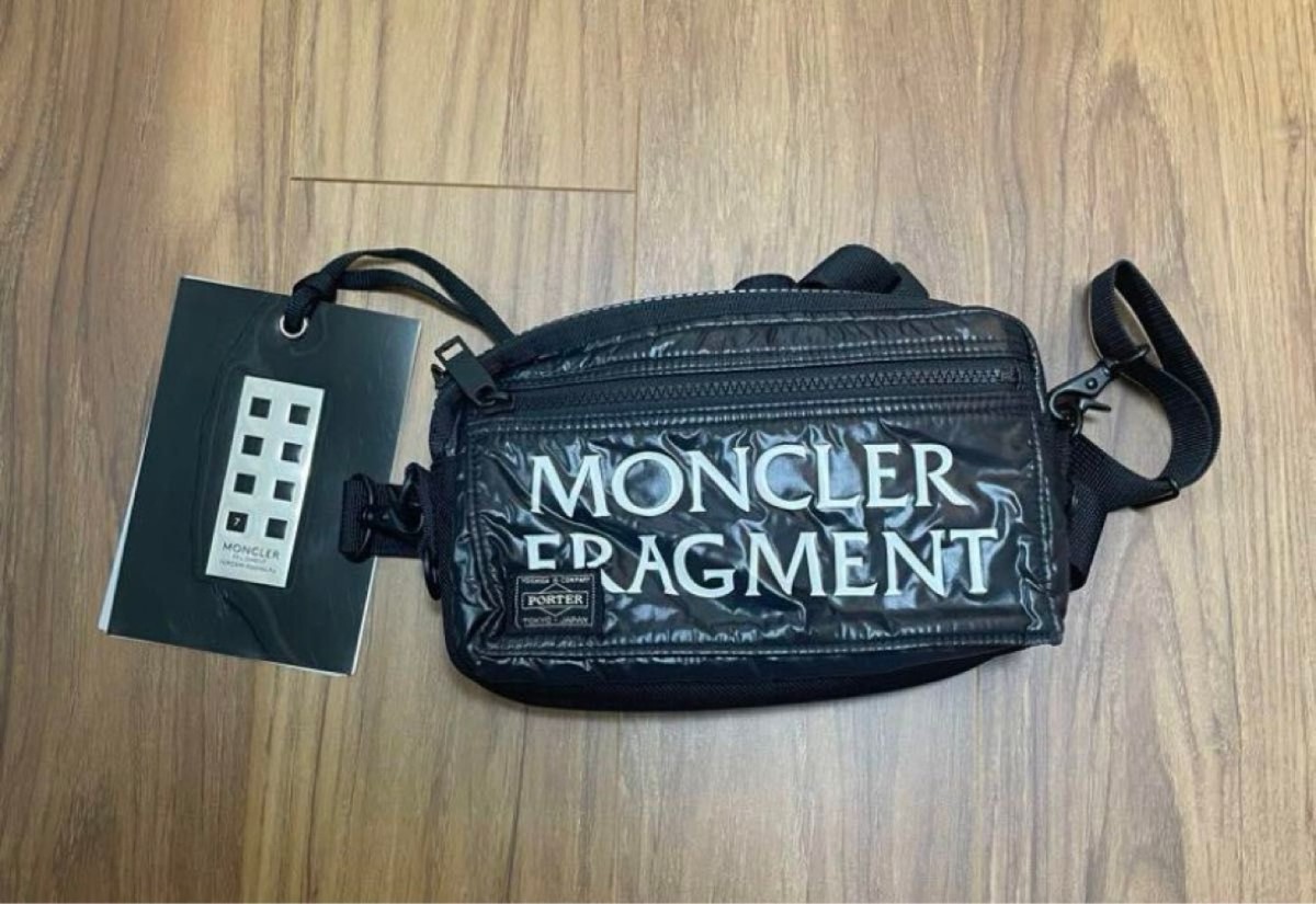 Moncler Fragment Collabo Shoulder Bag Pouch Body Bag Black Moncler Fragment Collabo Shoulder Bag Pouch Body Bag Black