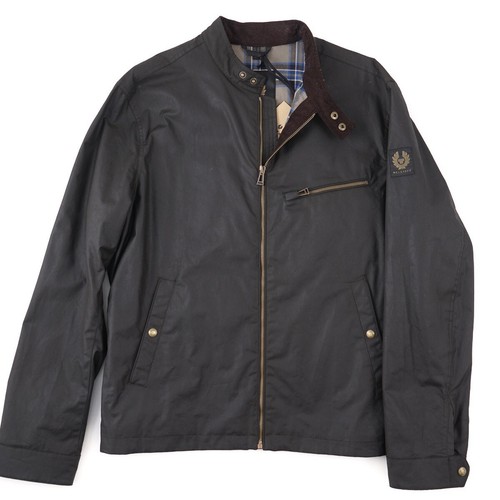 Belstaff Waxed Cotton 'Walkham' Jacket in Faded Olive Green XXL (Eu 56) NWT - Picture 2 of 11