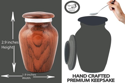 Urnes souvenirs finition bois de cerisier intemporelles - satisfaction garantie - Photo 9 sur 11