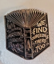 BOOKS- ENAMEL PIN-SHIP ALL THE PINS YOU BUY FOR $4.99-VISIT OUR STORE