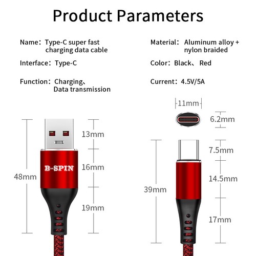 USB to Type C Charger 5A Fast Charging Cable for Samsung Huawei iPhone 15 16 - Picture 21 of 23