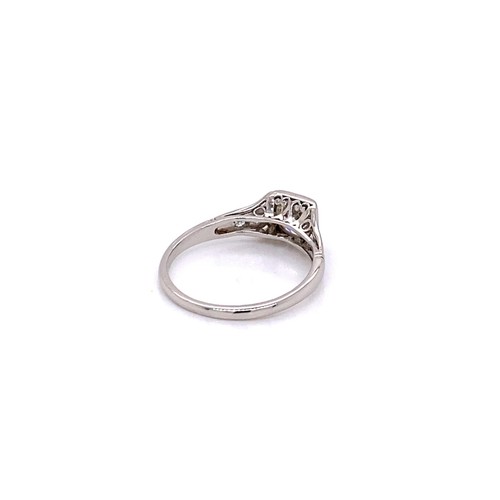 1 CT Round Cut Simulated Diamond Vintage Style Art Deco Wedding 925 Silver Ring - Picture 5 of 5