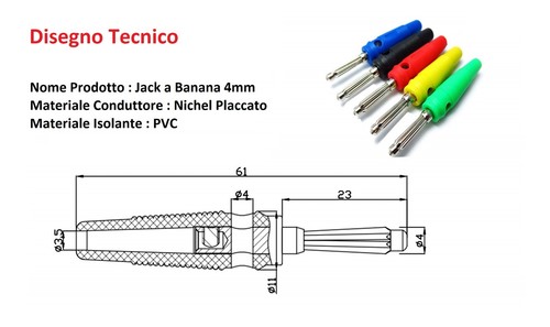 ATEC - Kit Connettori per Pannello Laboratorio di Elettronica - Jack/Boccole 4mm - Bild 11 von 56